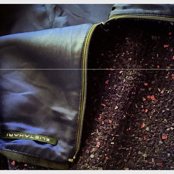 ELIE TAHARI Wool Mix Confetti Asymmetrical Skirt NWOT 12 - Picture 4 of 10